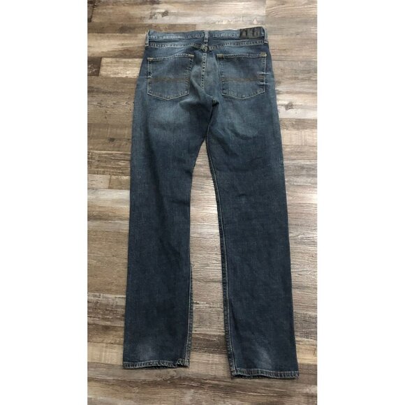 Levi's Denizen 232 Slim Straight Fit Mens 34x34 Blue Jeans - Picture 2 of 6